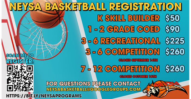 NEYSA Basketball Registration!