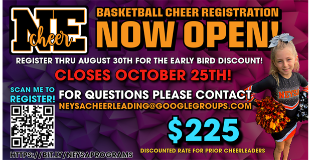 Sign Up for Cheerleading Today!